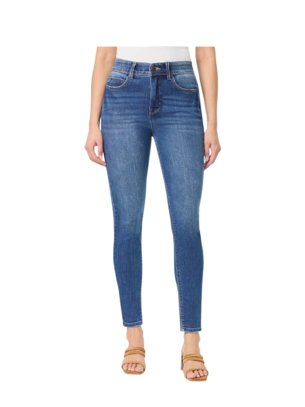 NWT Curve Appeal Classic High-Rise Blue Skinny Jeans - Women’s. Sz: 10